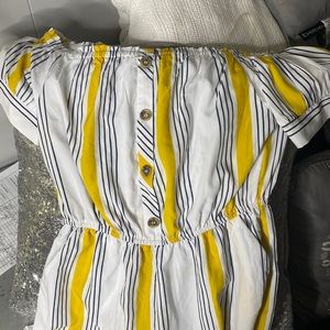 Off the shoulder jumpsuit